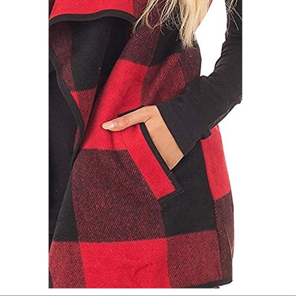 Beautiful women vest cardigan with pockets - Picture 4 of 4